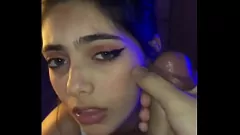 تشغيل فاتنة مثير مص وركوب ديك كبيرة