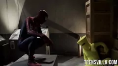 تشغيل Spiderman Orgy: Xander Corvus & Casey Calvert