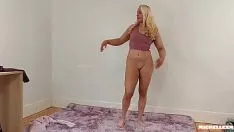 Afspelen Hot yoga knickers proberen